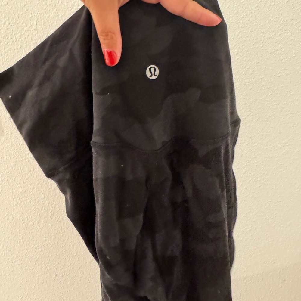 Lululemon Black Camo Leggings